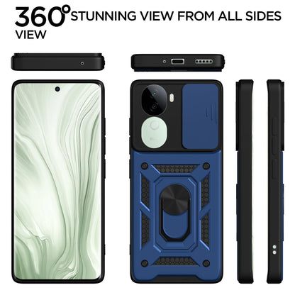 Blue D10 Camera Shield back cover for Vivo V40e 5G/iQOO Z9s 5G/360 – Pikkme – photo 5