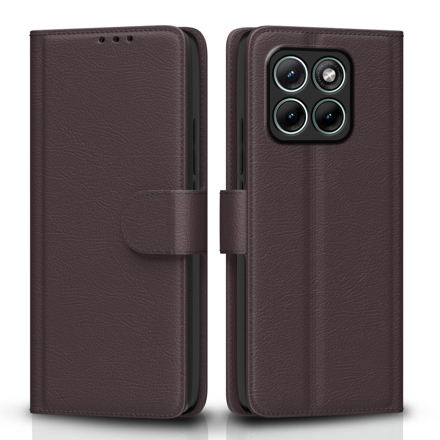 Pikkme Moto Edge 70 Fusion 5G Wallet coffee wallet flip cover