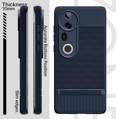 Pikkme Vivo T4 Ultra 5G Shockproof Soft Flexible Gencase Back Cover (Blue)
