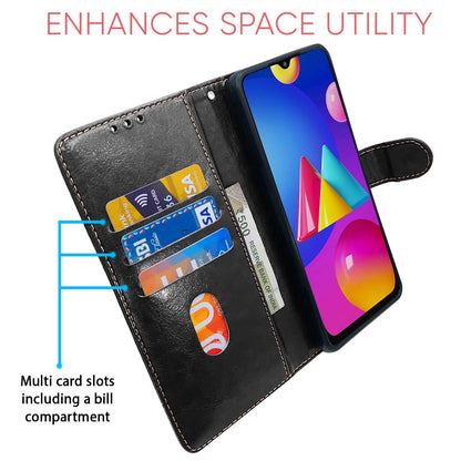 Black & brown flip case for Samsung M02s/F02s/A02s – Pikkme – photo 4