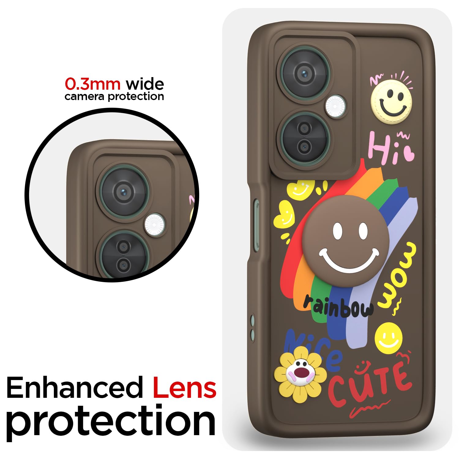 Brown phone cover for OnePlus Nord CE 3 Lite/Nord N30 5G – Pikkme – photo 5