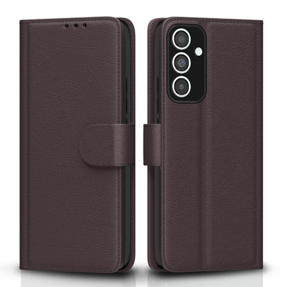 Samsung M55/M55s/F55 5G wallet flip cover in coffee by Pikkme