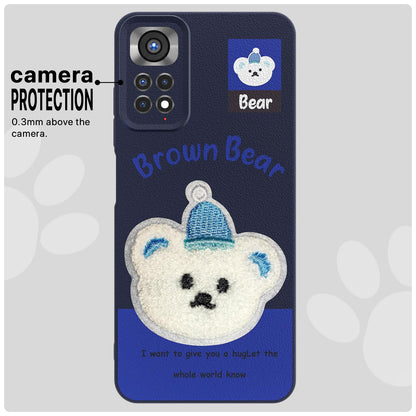 Pikkme blue Plush Patch mobile cover for Redmi Note 11/Note 11s – photo 6