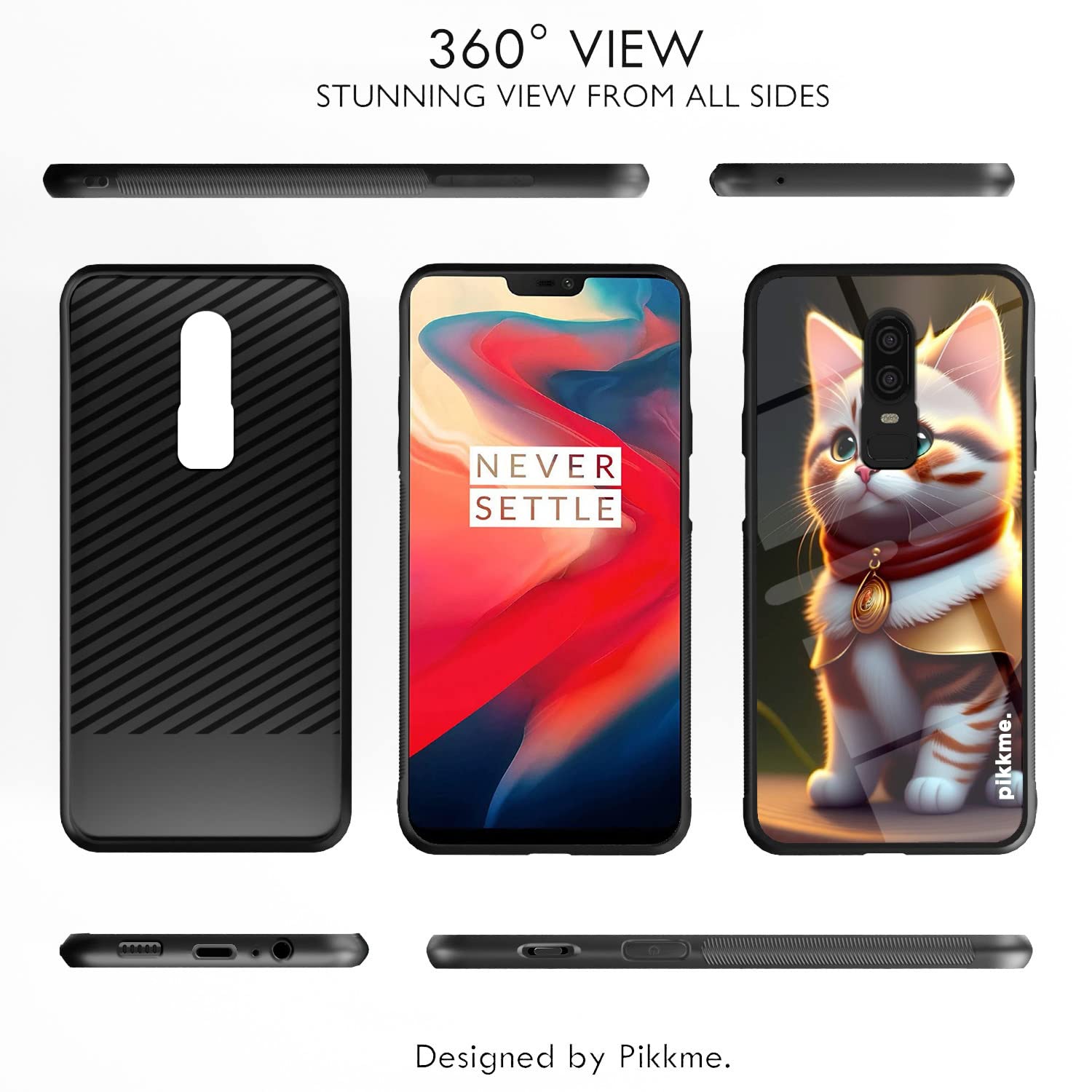 Pikkme Cat mobile back cover for OnePlus 6 – photo 2