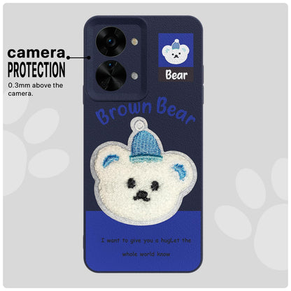 OnePlus Nord 2T 5G Plush Patch back cover in blue by Pikkme – photo 6