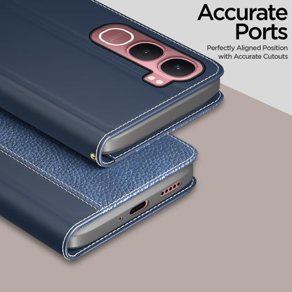 Blue wallet flip cover for Vivo Y31 5G – Pikkme – photo 2