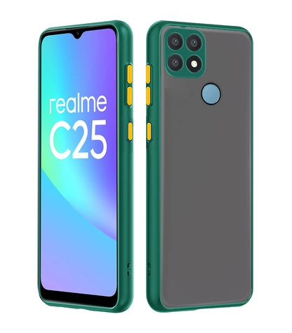 Pikkme green phone cover for Realme Narzo 30A/20/C25s/C25/C12
