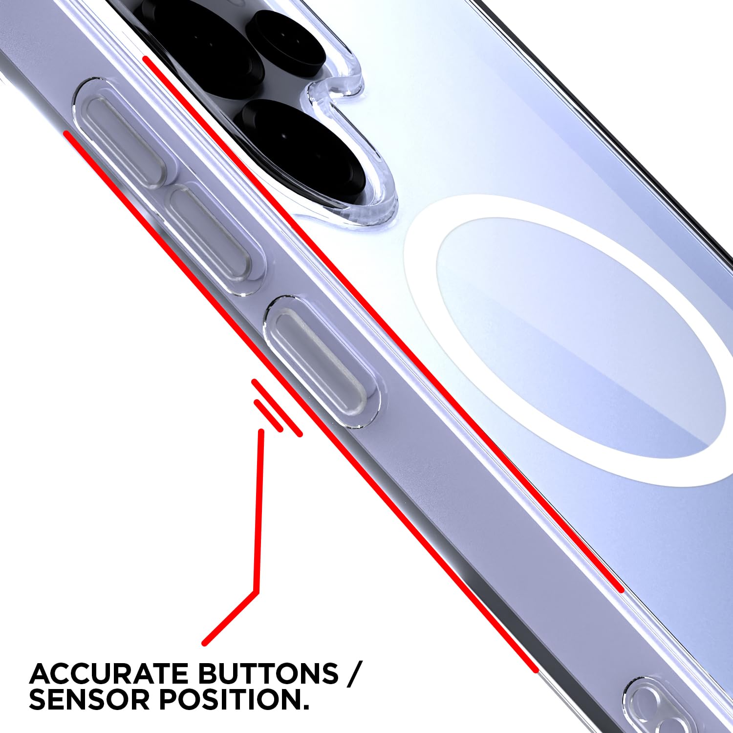 Pikkme transparent mag-safe MagSafe back cover for Samsung S25 Ultra 5G – photo 6