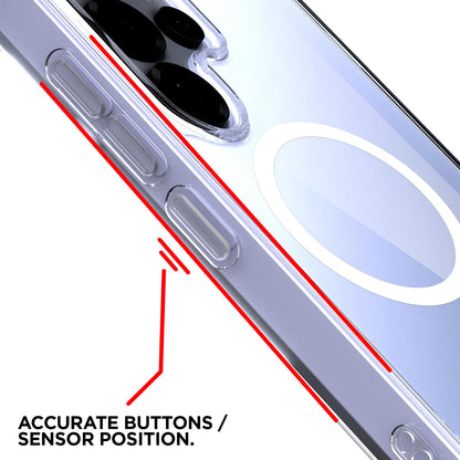 Pikkme transparent mag-safe MagSafe back cover for Samsung S25 Ultra 5G – photo 6
