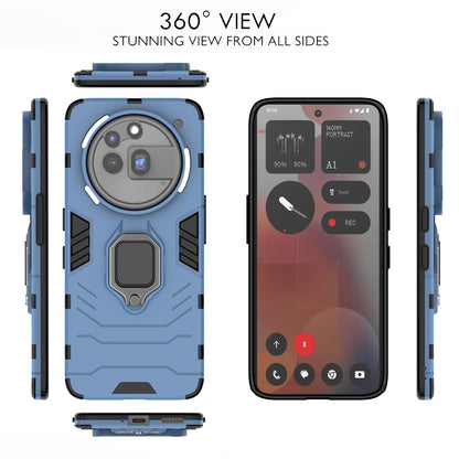 Pikkme Nothing Phone 3a Pro 5G D5 Tough Armor Bumper Case (Blue)