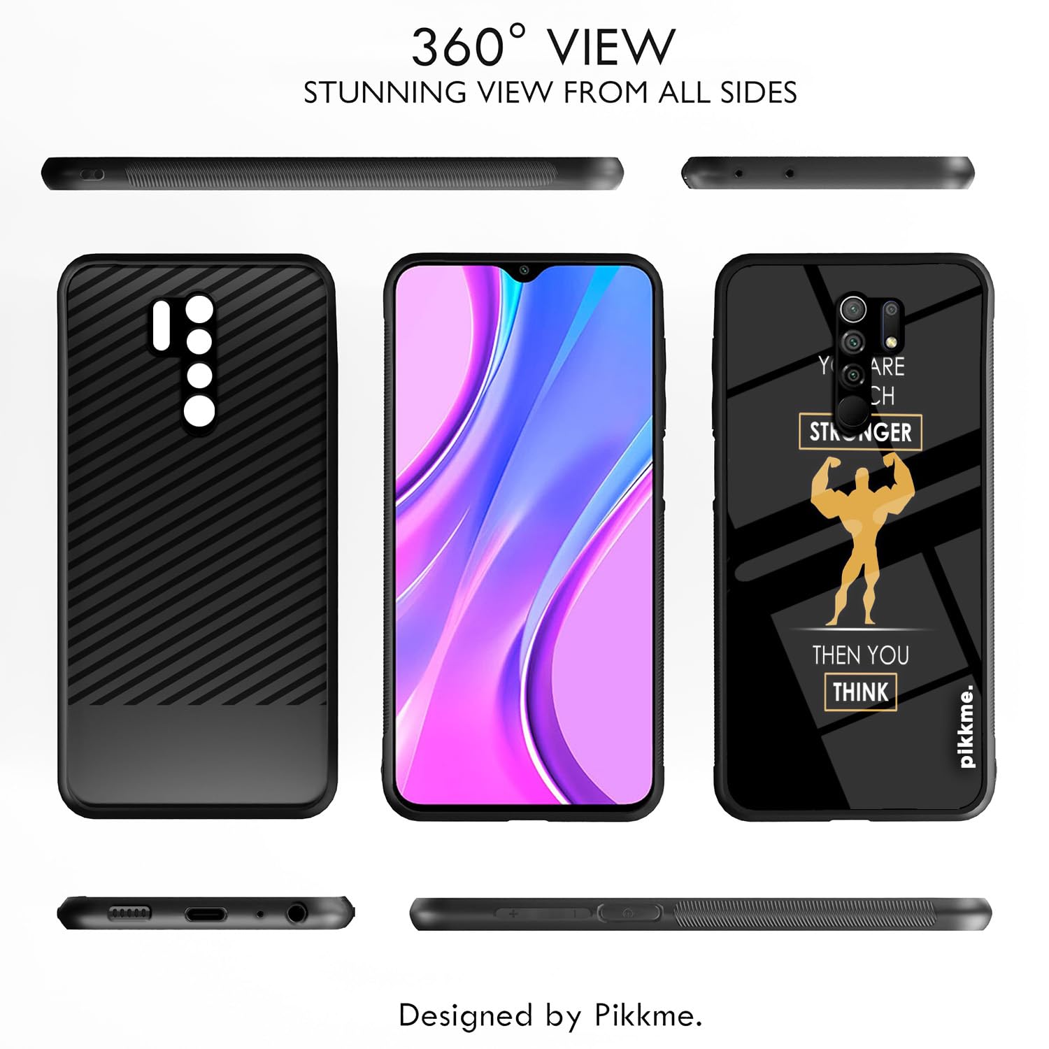 Pikkme Hybrid mobile cover for Redmi 9 Prime – photo 2