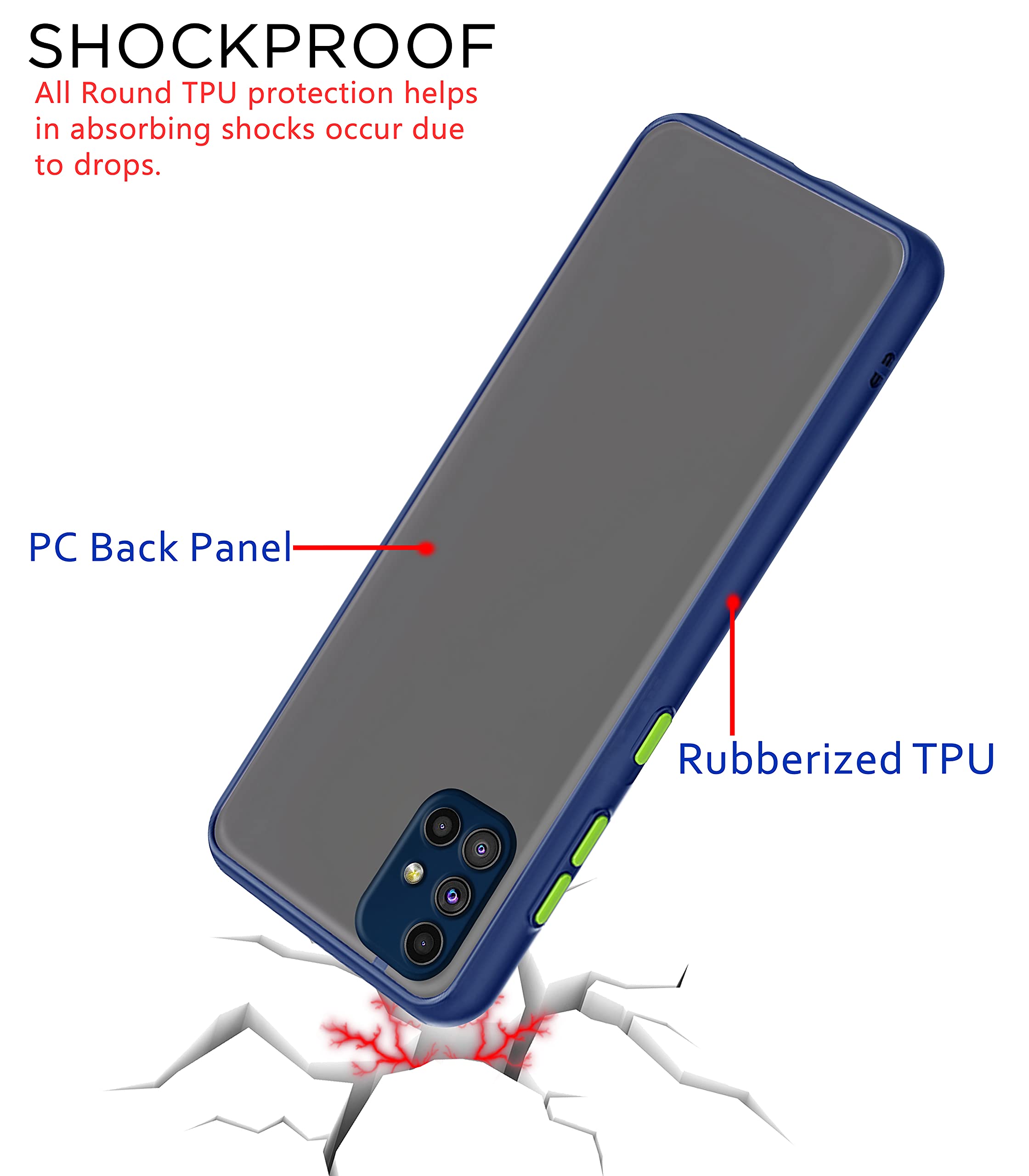 Blue phone cover for Samsung A51 – Pikkme – photo 4