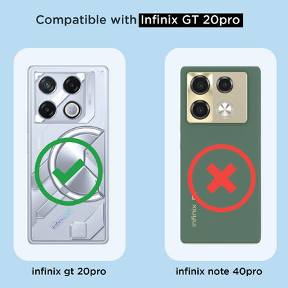 Pikkme transparent mag-safe phone cover for Infinix GT 20 Pro 5G – photo 4
