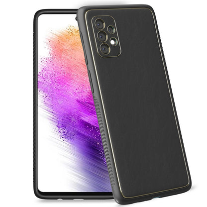 Pikkme Samsung A73 5G black mobile back cover