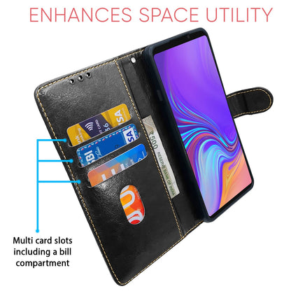 Black & brown flip case for Samsung A9 2018 5G – Pikkme – photo 3