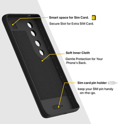 Pikkme Vivo V40/V40 Pro/T3 Ultra 5G Silicone black back cover – photo 6