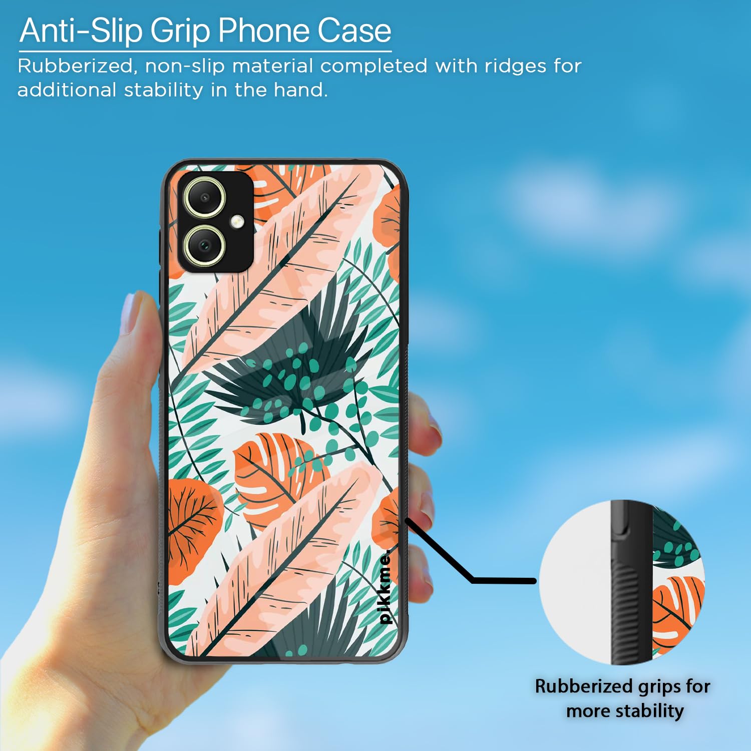 Samsung A05/M05/F05 Flower mobile back cover by Pikkme – photo 5