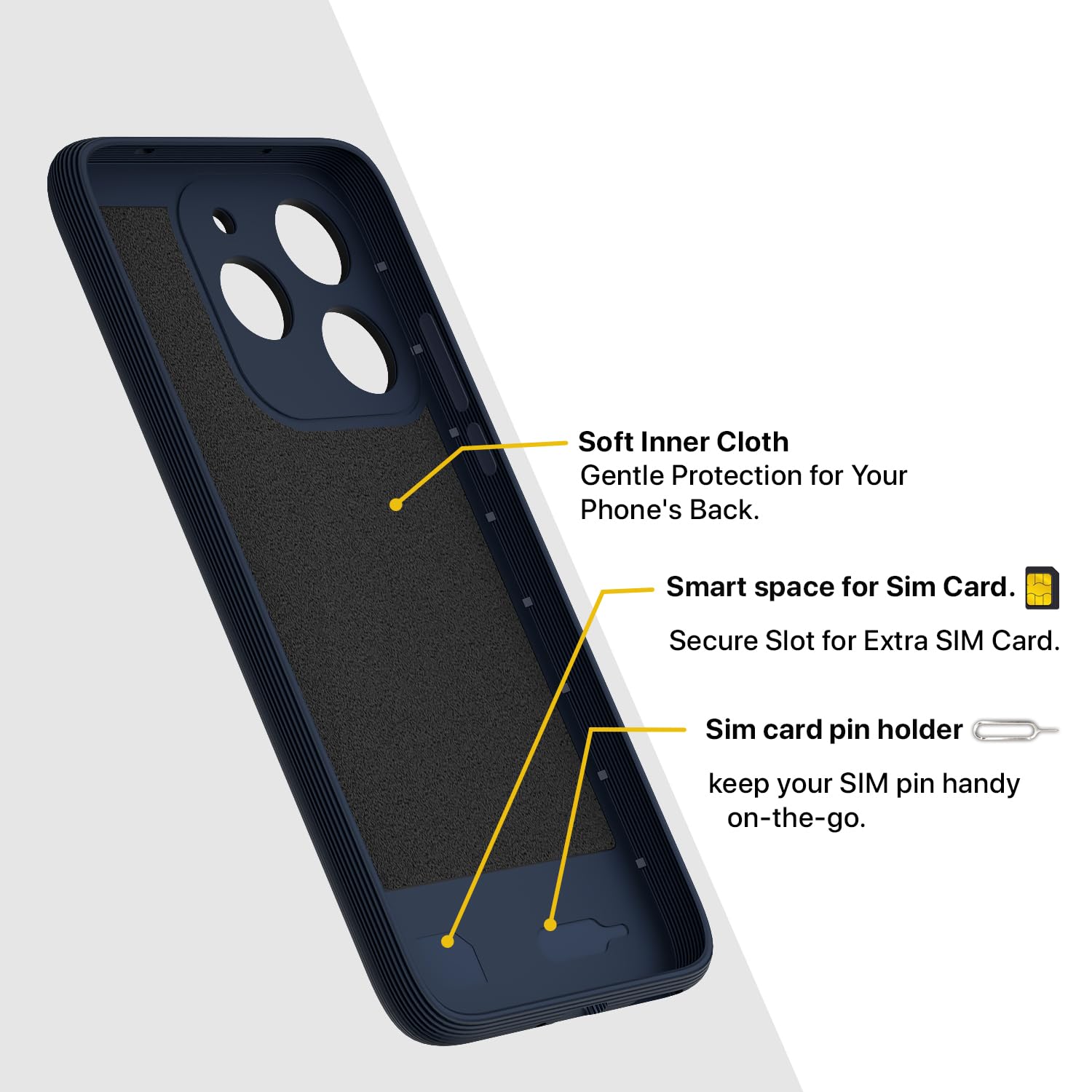 Pikkme blue Silicone mobile back cover for Realme 15T/Narzo 90 5G – photo 6