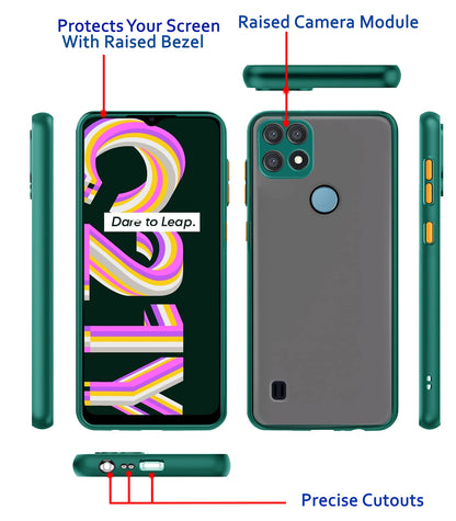 Pikkme Realme C21 Hybrid green back cover – photo 3