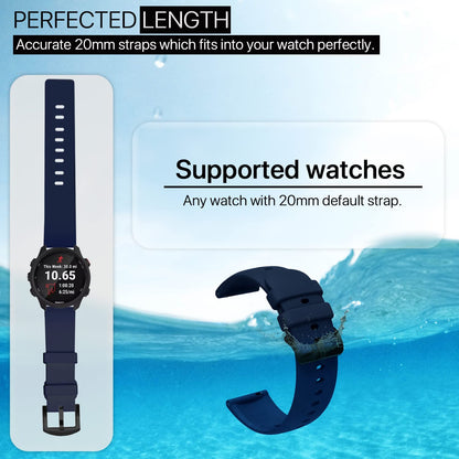 Pikkme Black Hook Strap Compatible with (Dark Blue) – photo 5