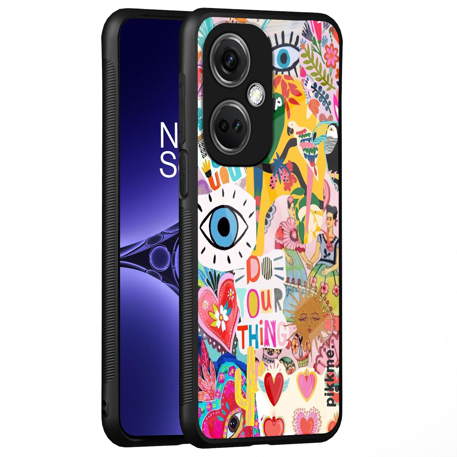 Pikkme OnePlus Nord CE 3 5G Flower back cover