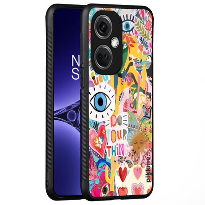 Pikkme OnePlus Nord CE 3 5G Flower back cover