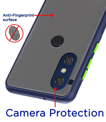 Blue Matte mobile back cover for Redmi Note 6 Pro – Pikkme – photo 2
