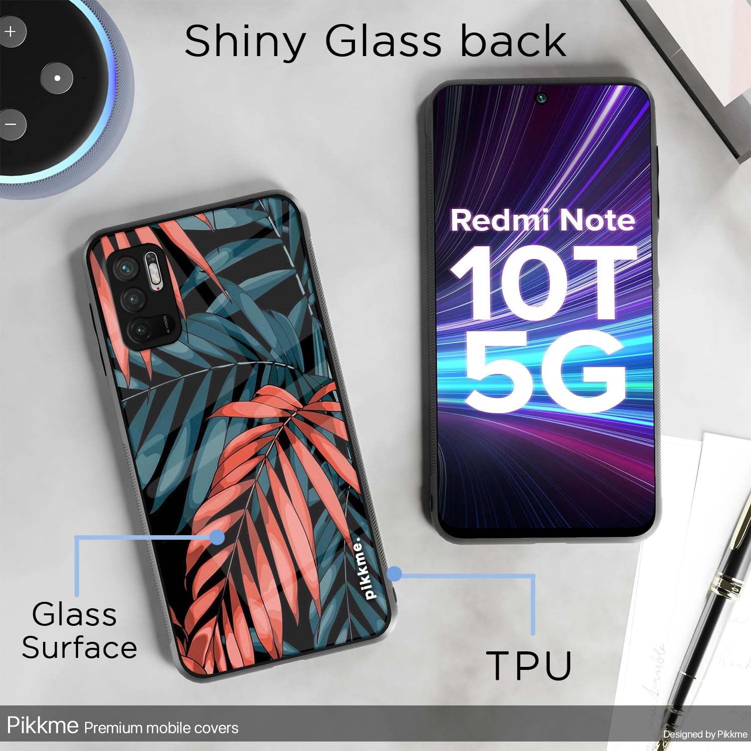 Pikkme Redmi Note 10T/Poco M3 Pro 5G Flower mobile back cover – photo 3