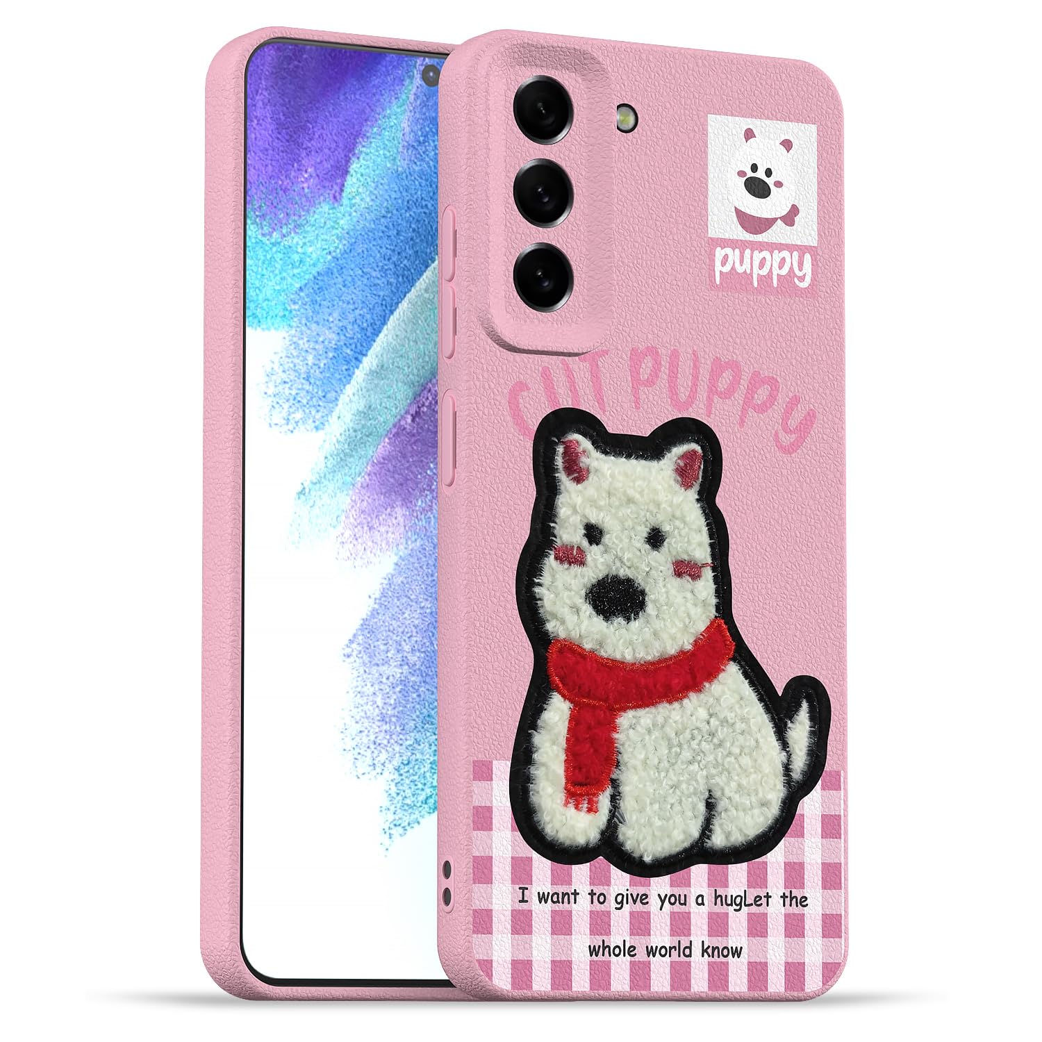 Pikkme pink mobile back cover for Samsung S21 FE 5G