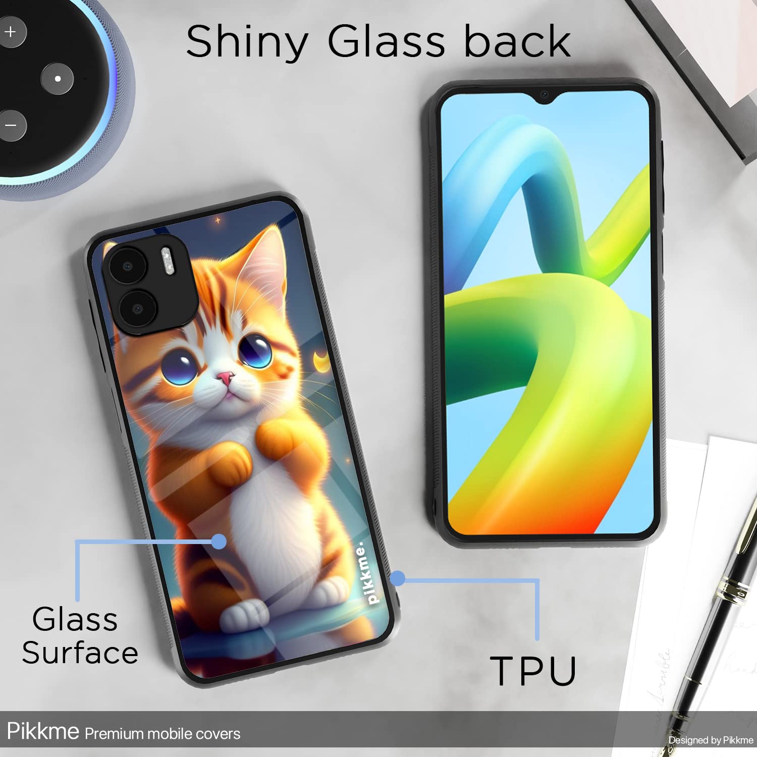 Pikkme Cat mobile cover for Redmi A1/A2 – photo 3