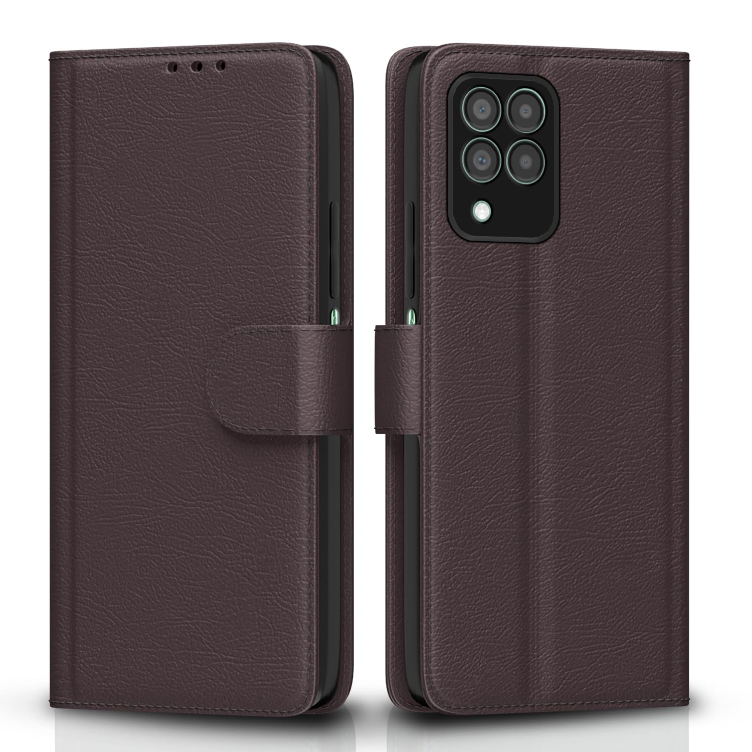 Samsung M33 5G Wallet flip case in coffee by Pikkme