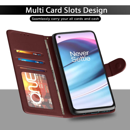 Pikkme brown mobile flip cover for OnePlus Nord CE 5G – photo 5