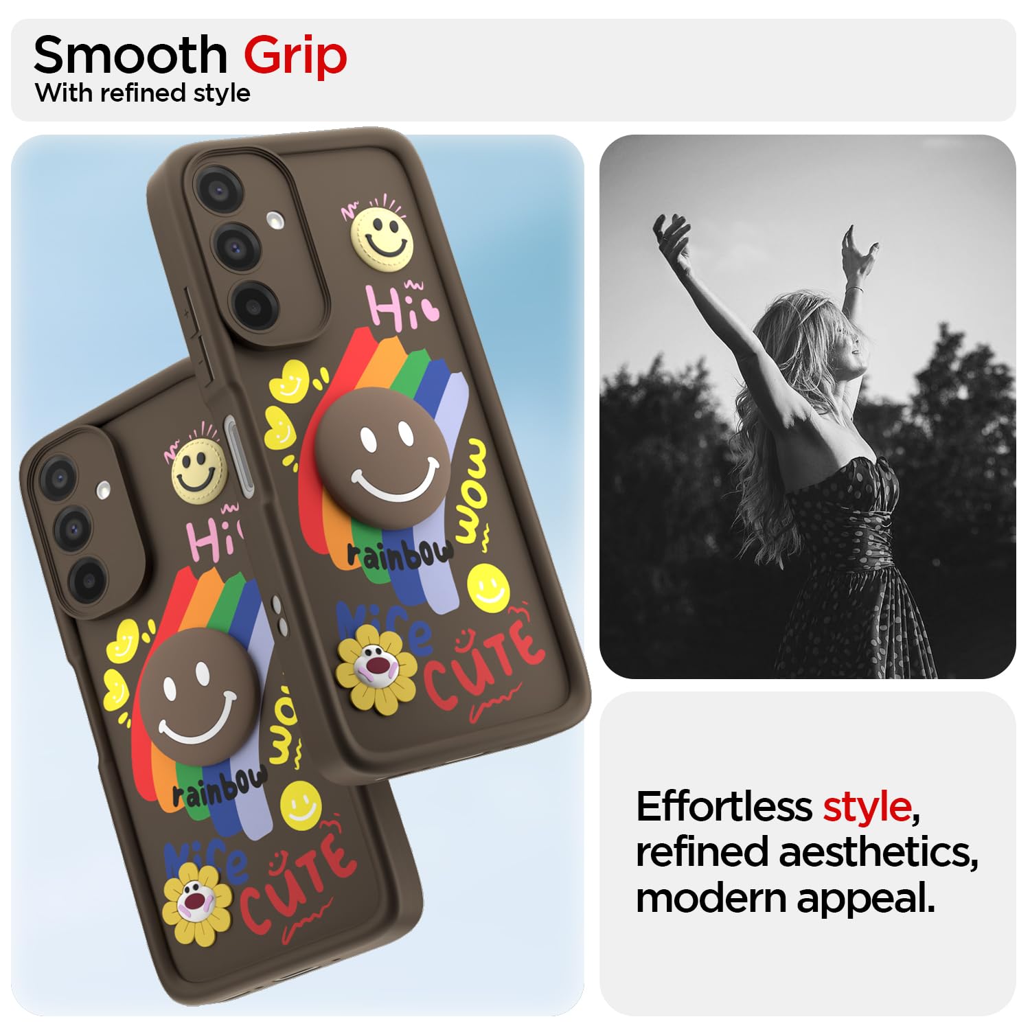 Pikkme Samsung A26 5G Soft Silicone brown back cover – photo 2