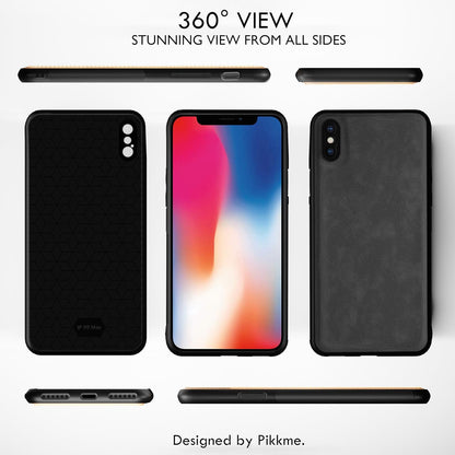 Grey Leather phone cover for iPhone XS Max – Pikkme – photo 2