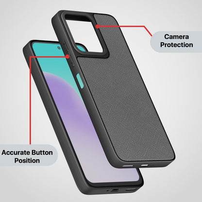 Grey Leatherback phone cover for Redmi 12 5G/4G/Poco M6 Pro 5G – Pikkme – photo 3