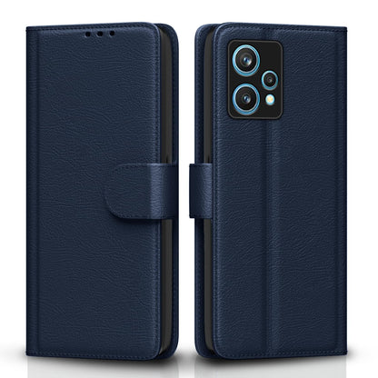 Pikkme blue Wallet mobile flip cover for Realme 9 Pro Plus 5G