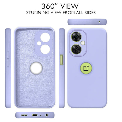 Light purple Soft Silicone back cover for OnePlus Nord CE 3 Lite 5G – Pikkme – photo 3