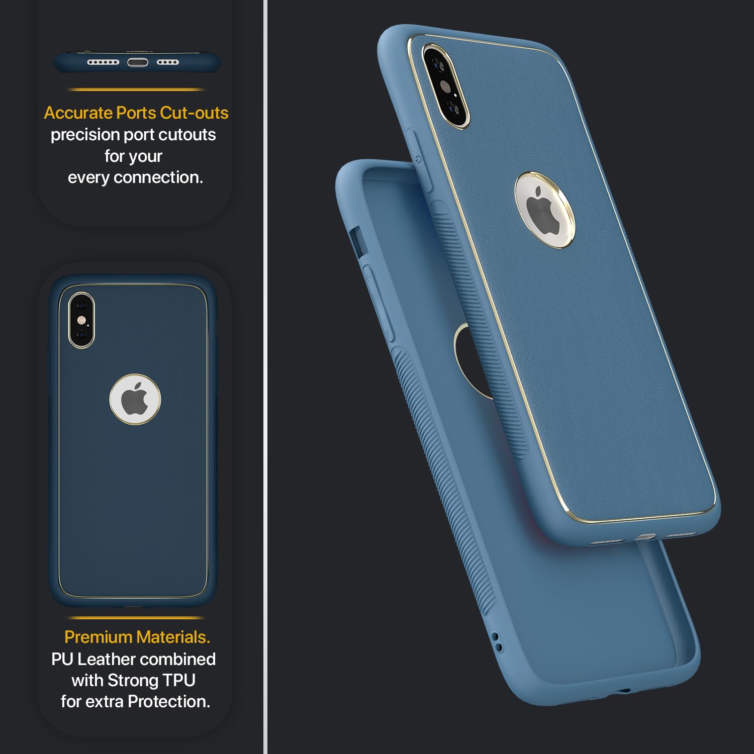 Pikkme blue Chrome back cover for iPhone XS Max – photo 4