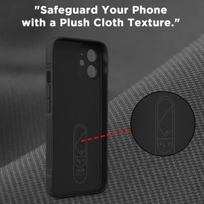 Pikkme iPhone 11 ZigZag Soft matte Liquid Silicone Back Cover (Black)