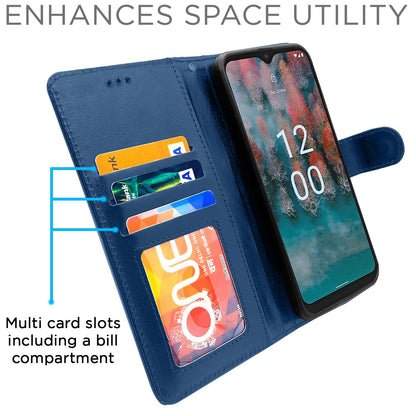 Pikkme Nokia C12/C12 Pro Wallet blue wallet flip cover – photo 3