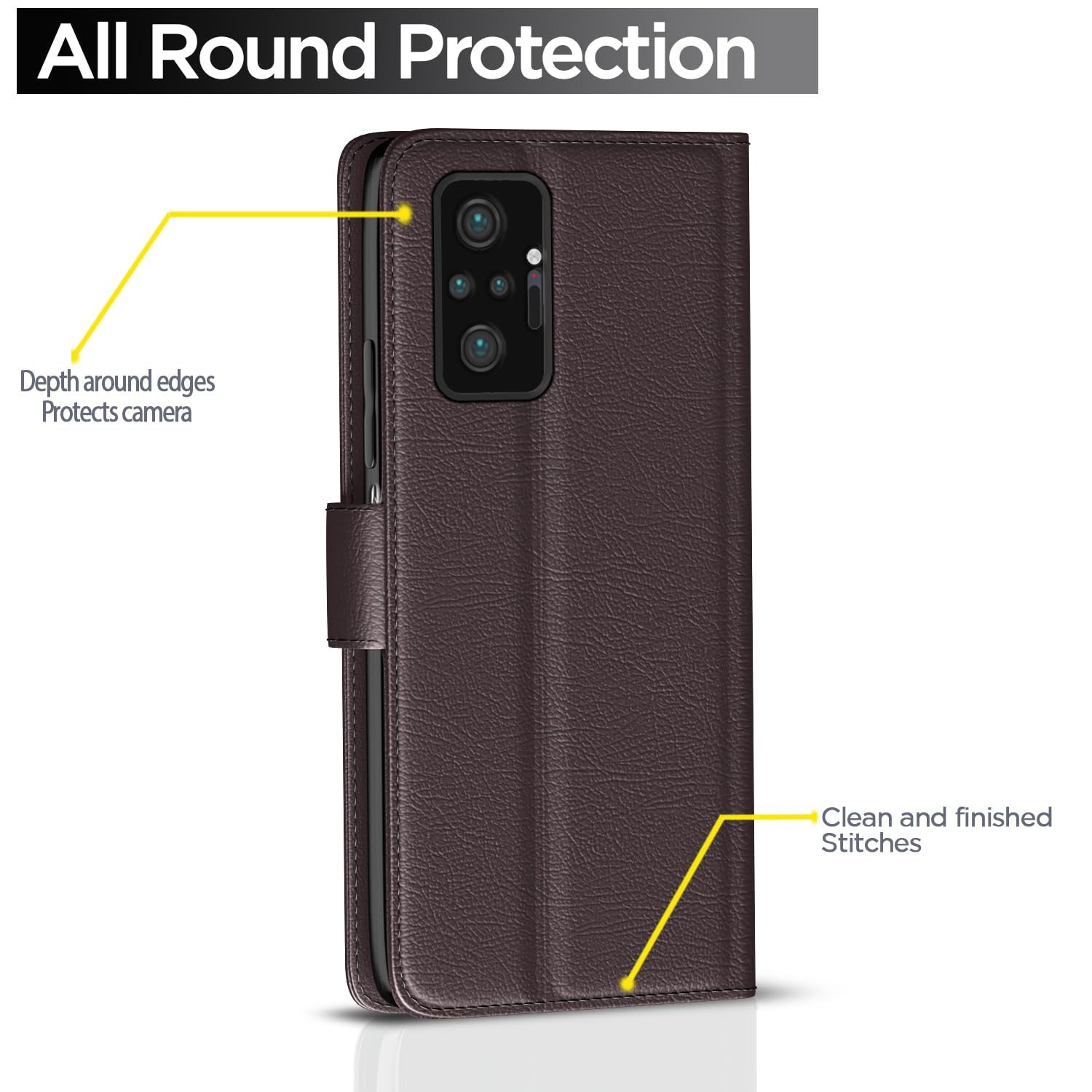 Coffee Wallet flip case for Redmi Note 10 Pro/Note 10 Pro Max – Pikkme – photo 4