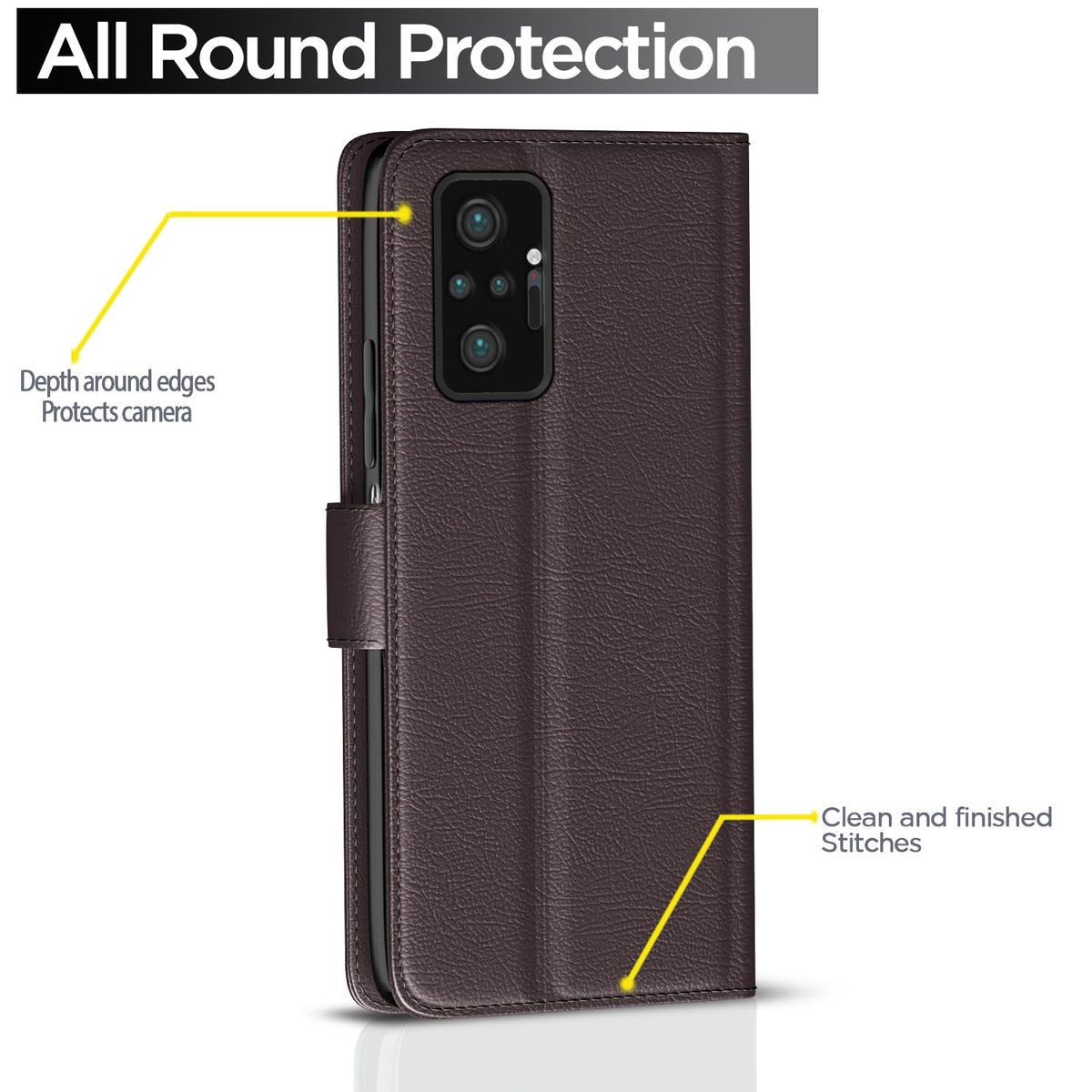 Coffee Wallet flip case for Redmi Note 10 Pro/Note 10 Pro Max – Pikkme – photo 4