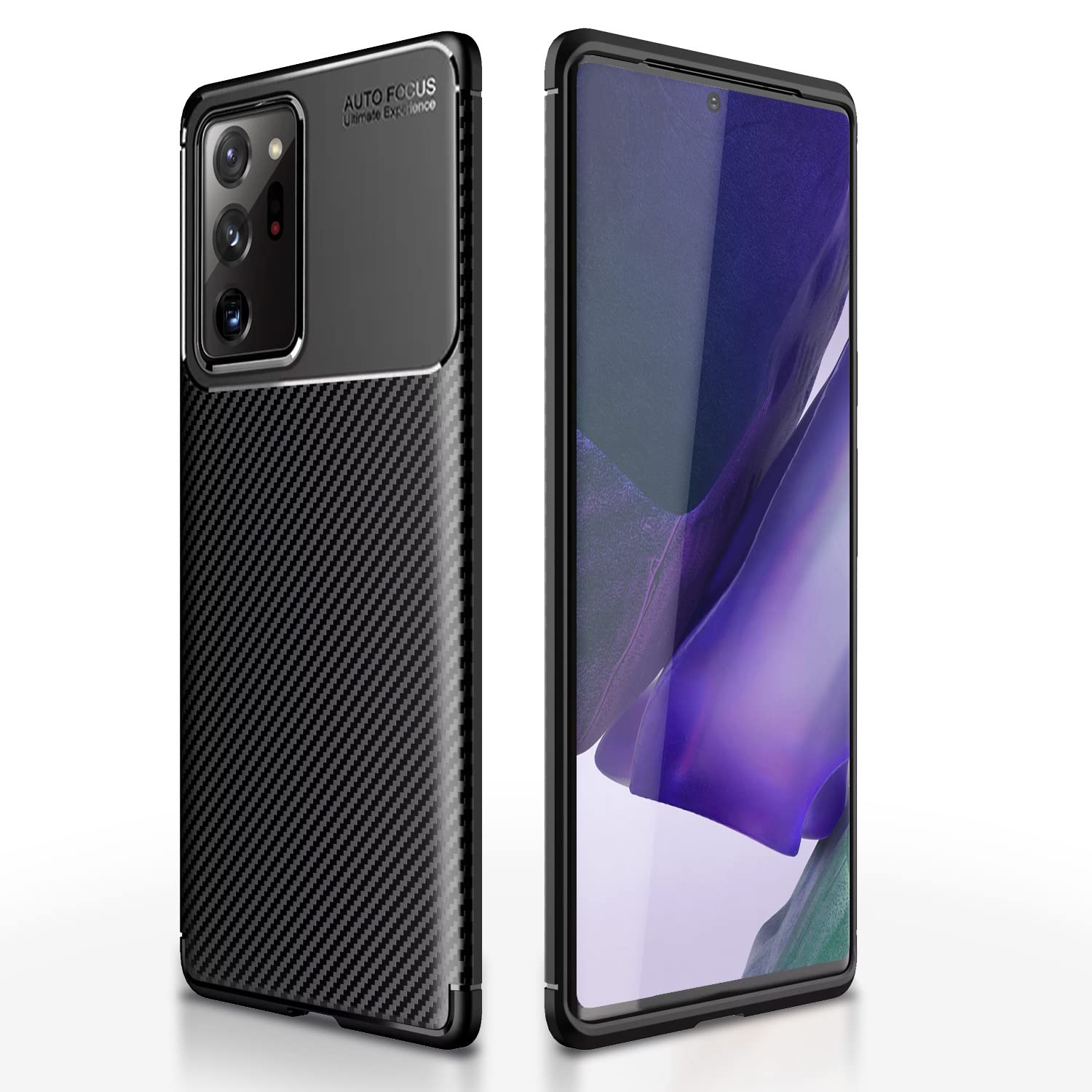 Black back cover for Samsung Note 20 Ultra – Pikkme