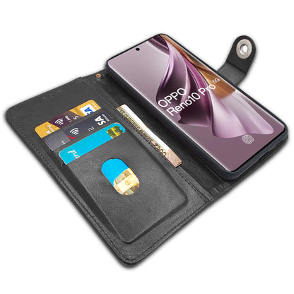 Oppo Reno 10 Pro 5G Button mobile flip cover in black by Pikkme – photo 3