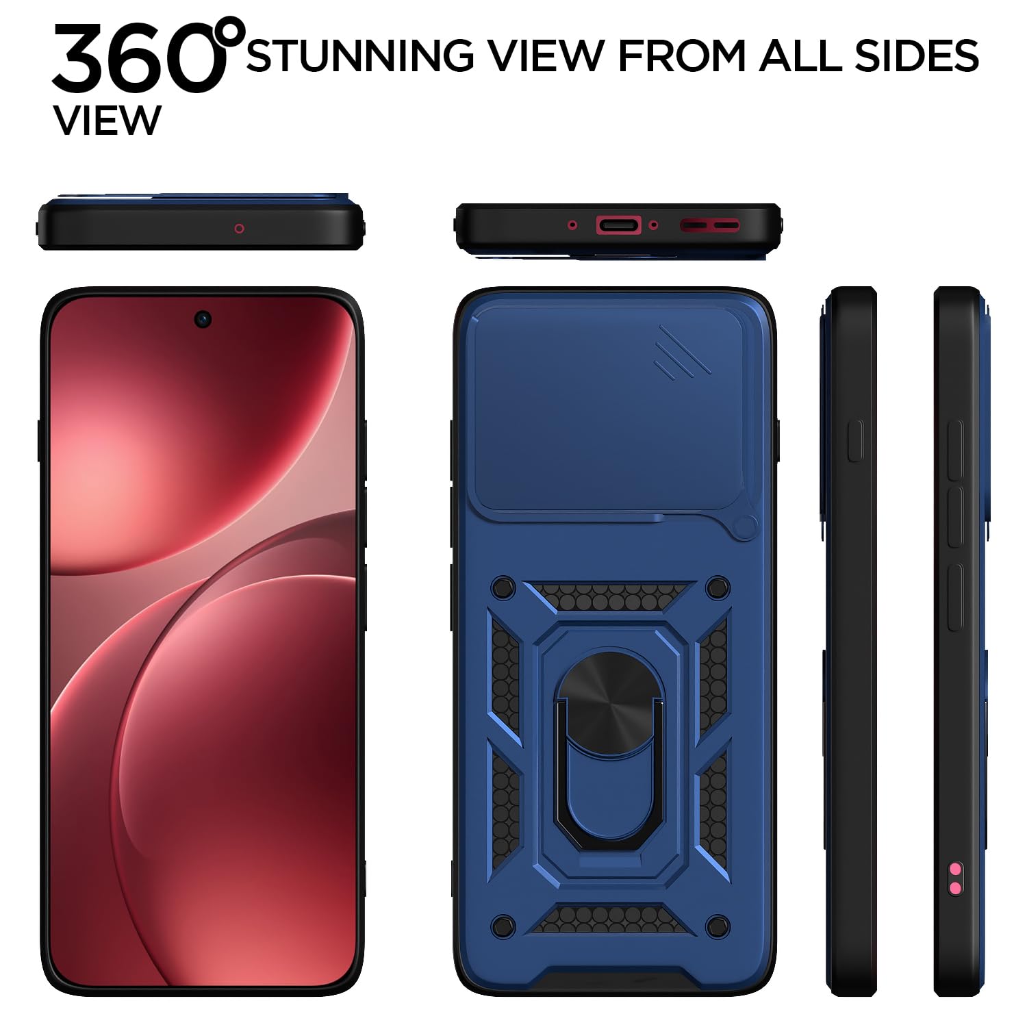 Blue D10 Camera Shield phone cover for Oppo Find X9 5G/360 – Pikkme – photo 5