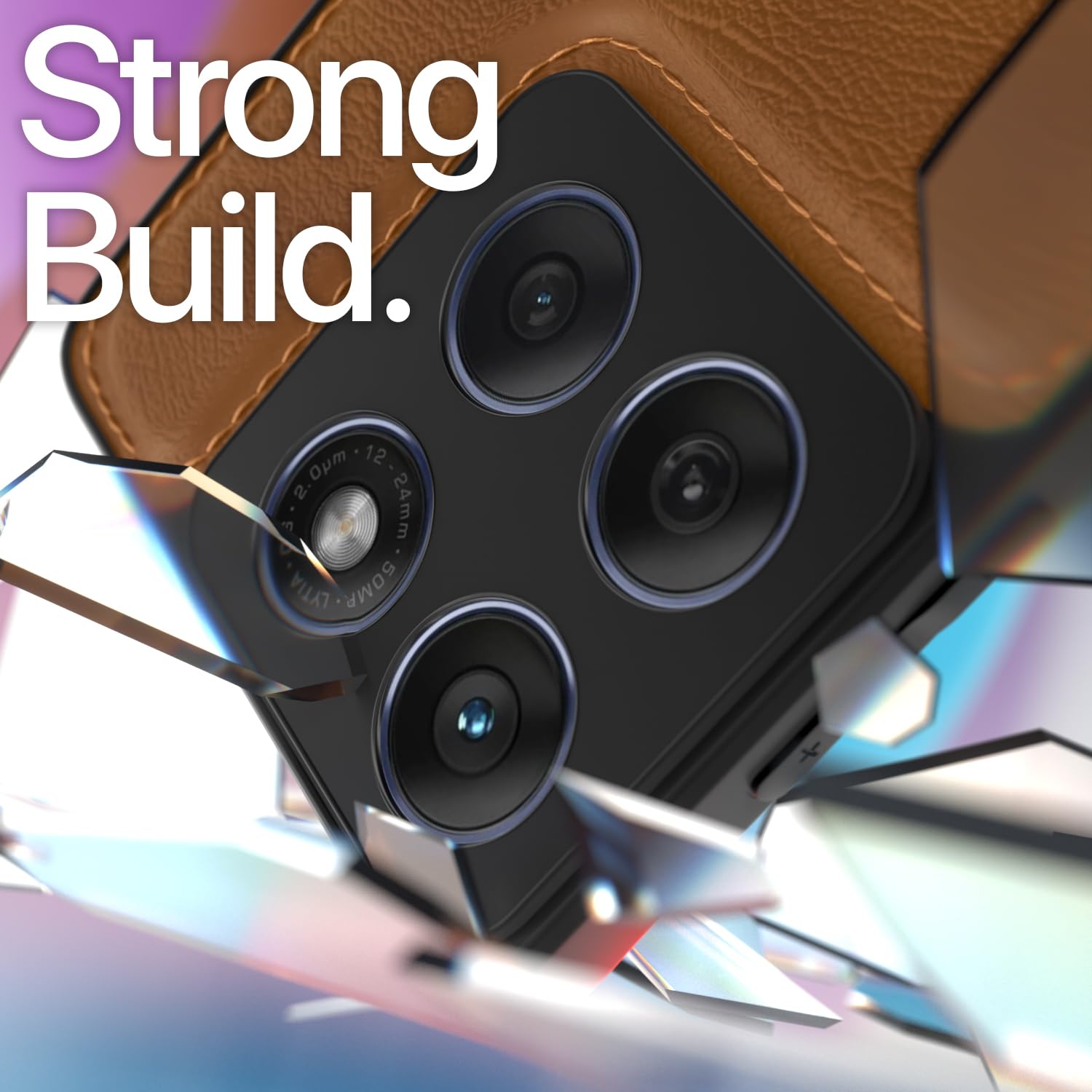 Moto Edge 60/Edge 60 Fusion 5G back cover in brown by Pikkme – photo 6