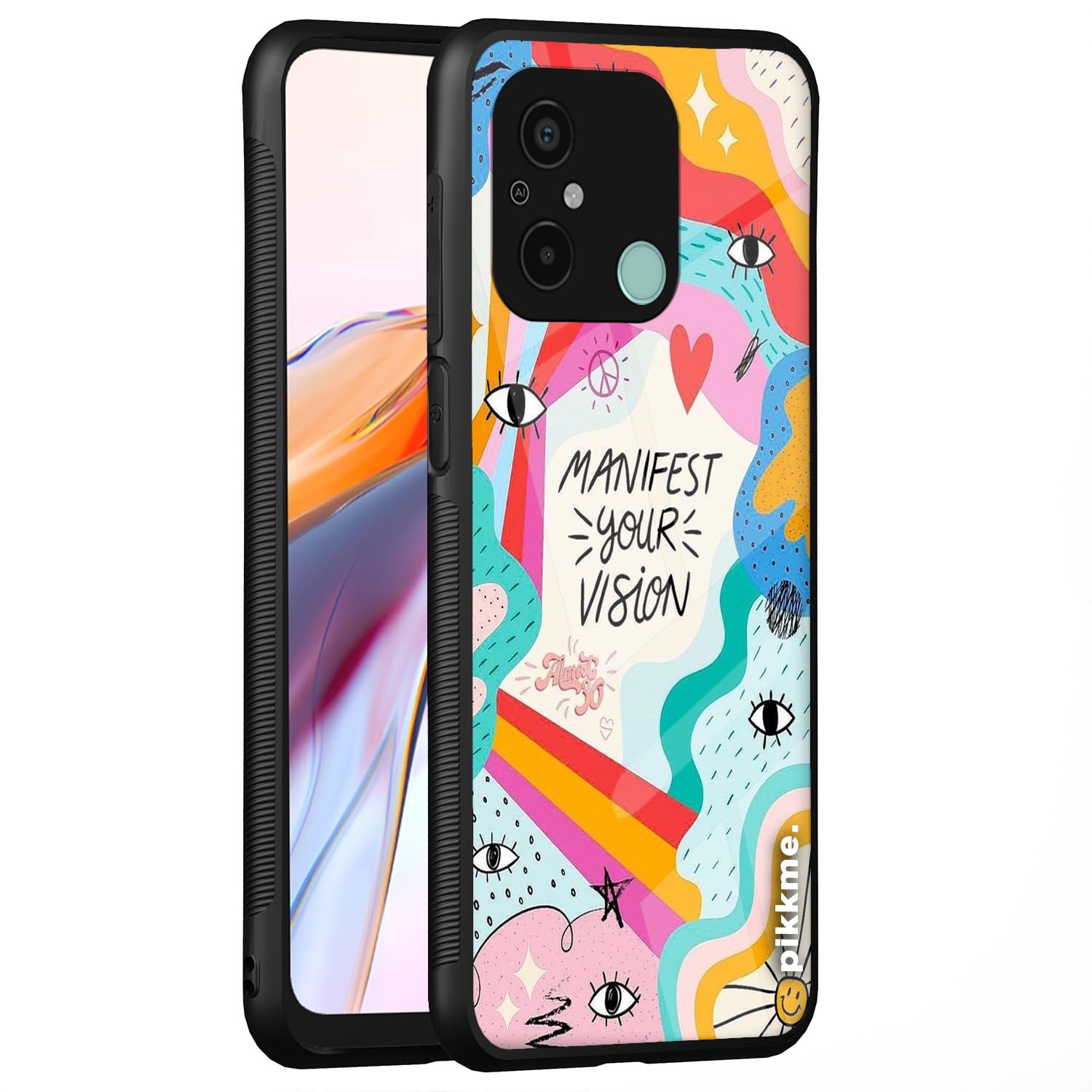 Pikkme back cover for Redmi 12C/Poco C55