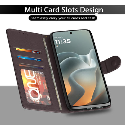 Moto Edge 70 Fusion 5G mobile flip cover in coffee by Pikkme – photo 5