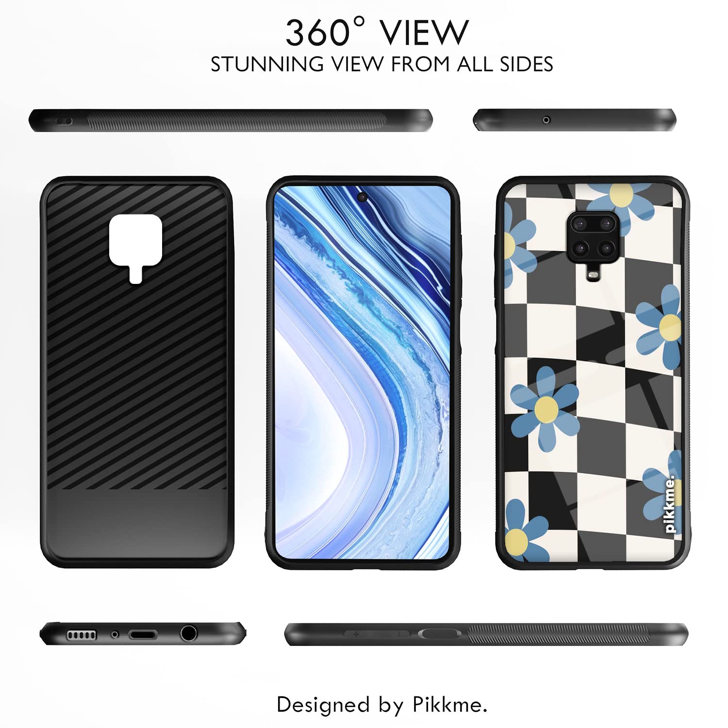 Pikkme Flower mobile cover for Redmi Note 9 Pro/Note 9 Pro Max/Note 10 Lite – photo 2