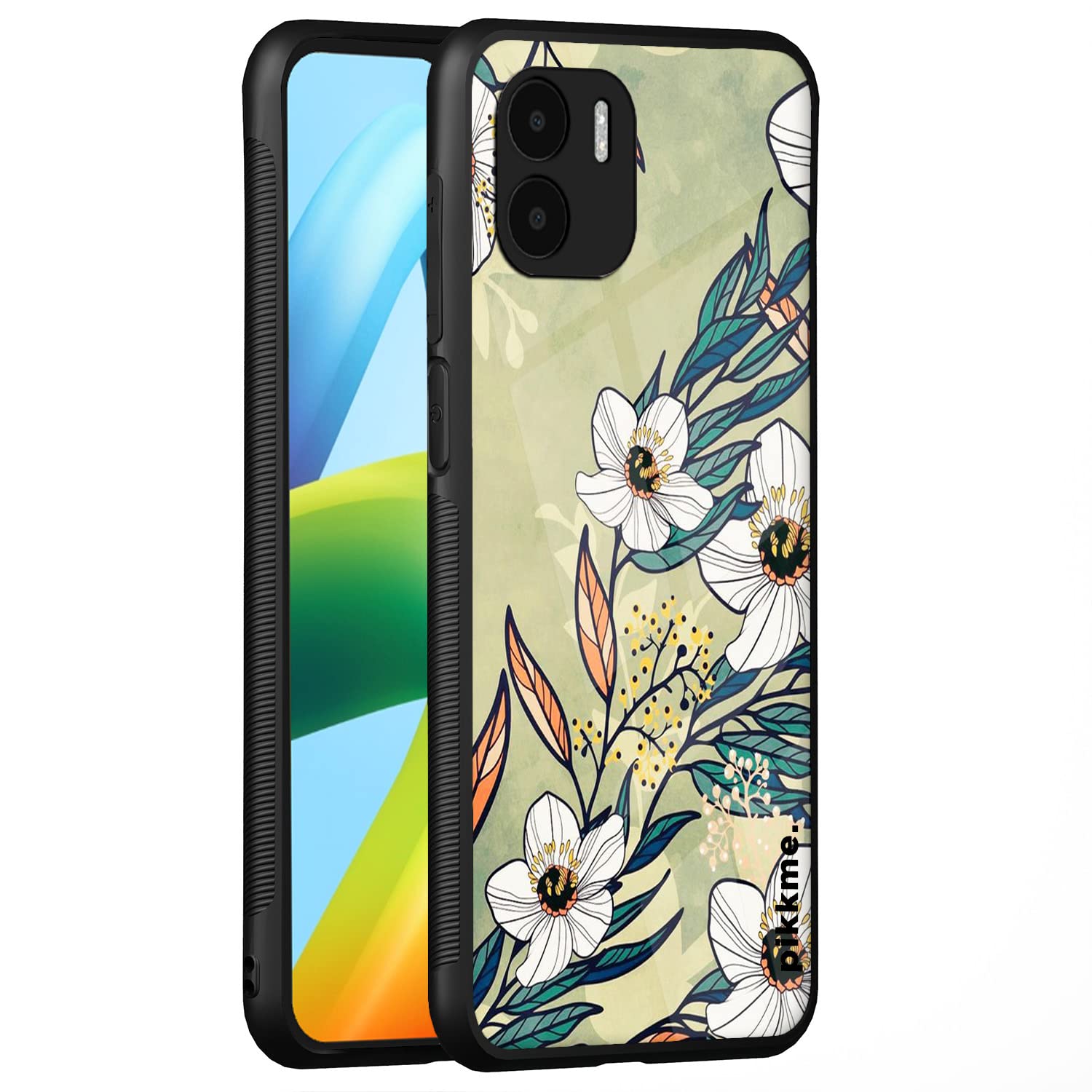 Flower Mobile back cover for Redmi A1/A2 – Pikkme